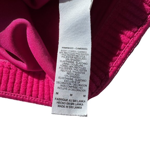 Nike Racerback Pink Sports Bra Size M | Medium Support | Workout Activewear - Picture 3 of 4